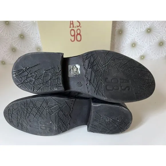 A.S. 98 mid-calf Frey Nero boots in EUC. Size 39 (8.5)