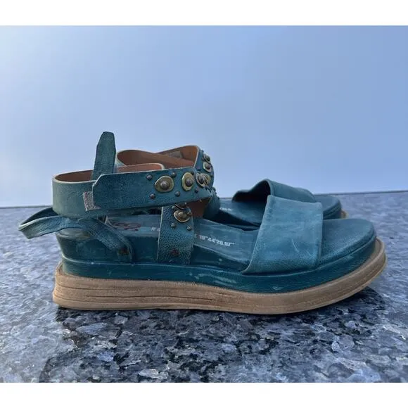 A.S.98 STRAP Green Sandals Women’s Size Size 41