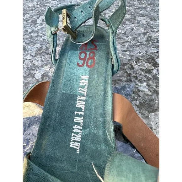 A.S.98 STRAP Green Sandals Women’s Size Size 41