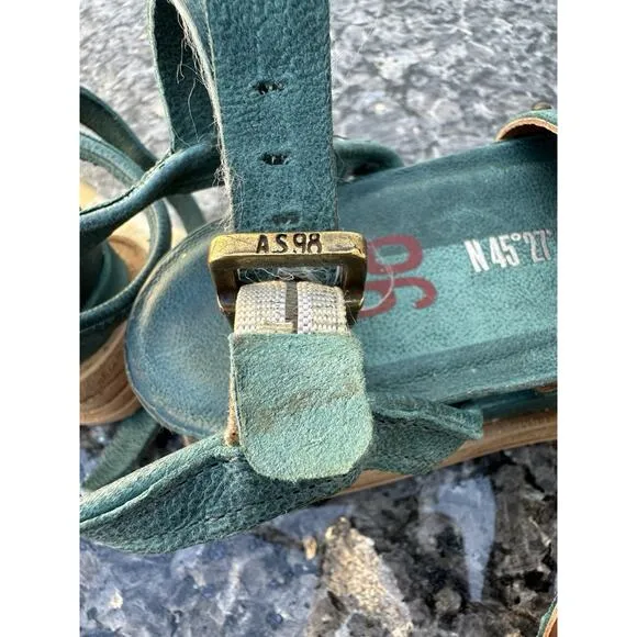 A.S.98 STRAP Green Sandals Women’s Size Size 41