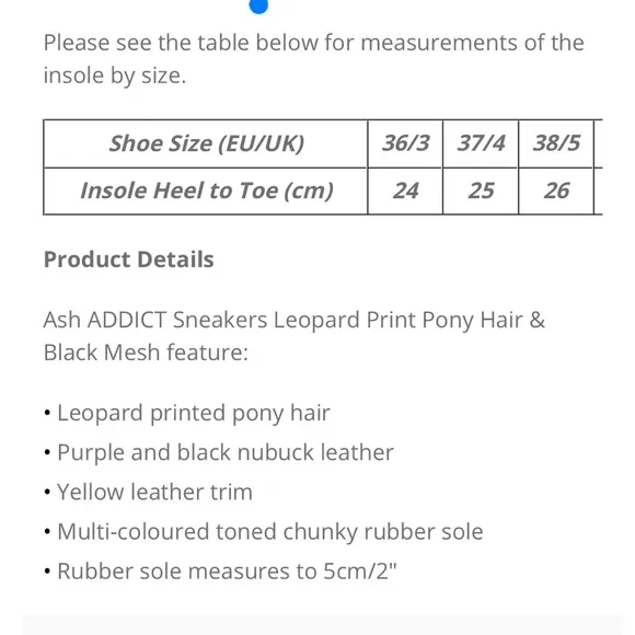 Ash ADDICT Sneakers Leopard Print Pony Hair