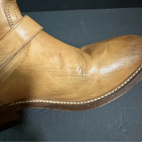 ASH Tennessee sz /38 Brown Leather Engineer Moto Biker Boots