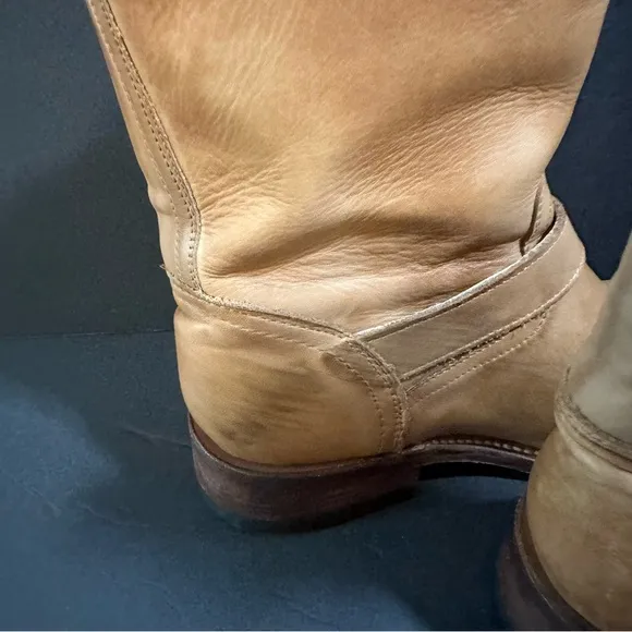 ASH Tennessee sz /38 Brown Leather Engineer Moto Biker Boots