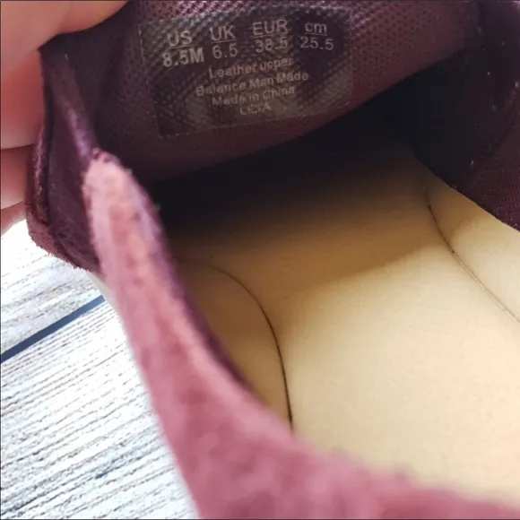 Athleta Leta Suede Slip On Platform Sneakers By Dr. Scholl’s in Cassis S…