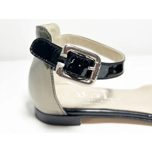 Attilio Giusti Leombruni Calf Hair Animal Print Ankle Strap Sandals -Sz 39.5 (9)