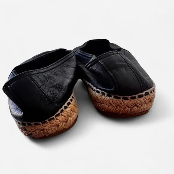 Auth YSL Black Espadrilles