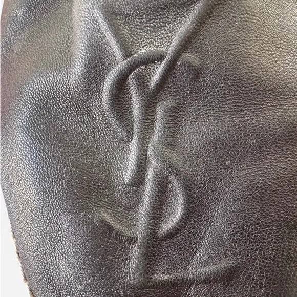 Auth YSL Black Espadrilles