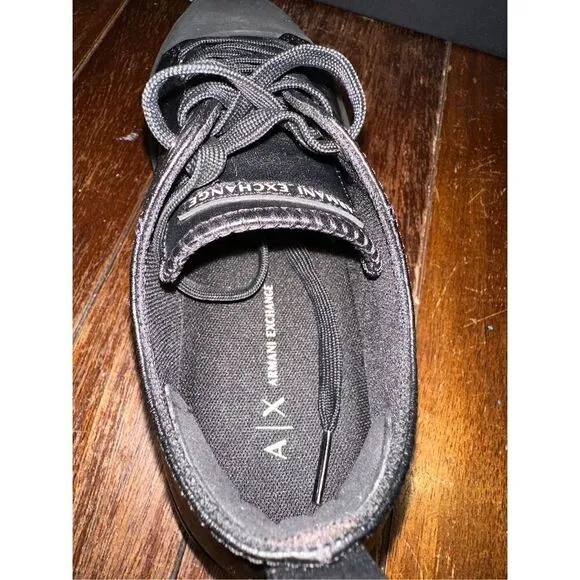 A|X ARMANI EXCHANGE Women's Lace Up High Top Sneaker