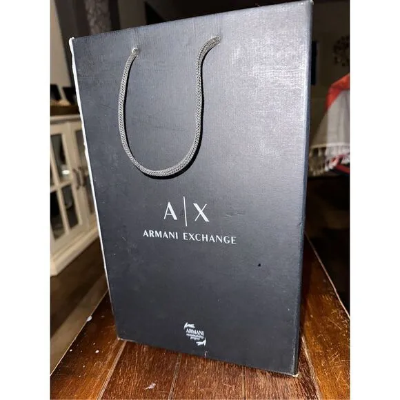 A|X ARMANI EXCHANGE Women's Lace Up High Top Sneaker