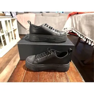 A|X ARMANI EXCHANGE Women's Lace Up High Top Sneaker