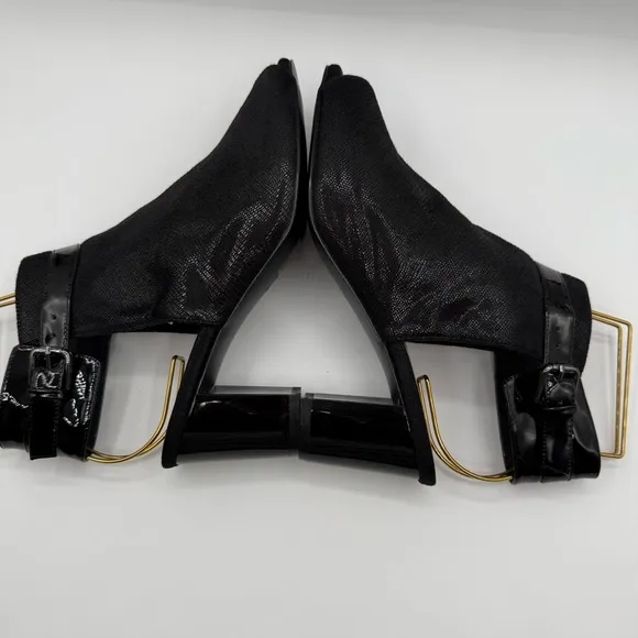 Azura by Spring Step Voljeti Black Heeled Sandals Size 41 / 9.5 - 10