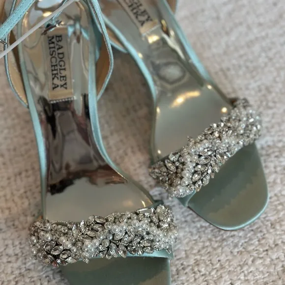 Badgley Mischka Women's Clara Embellished Sandals size 6