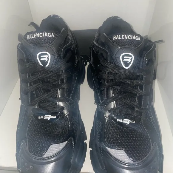 Balenciaga Black Athletic Shoes with Chunky Sole