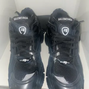 Balenciaga Black Athletic Shoes with Chunky Sole