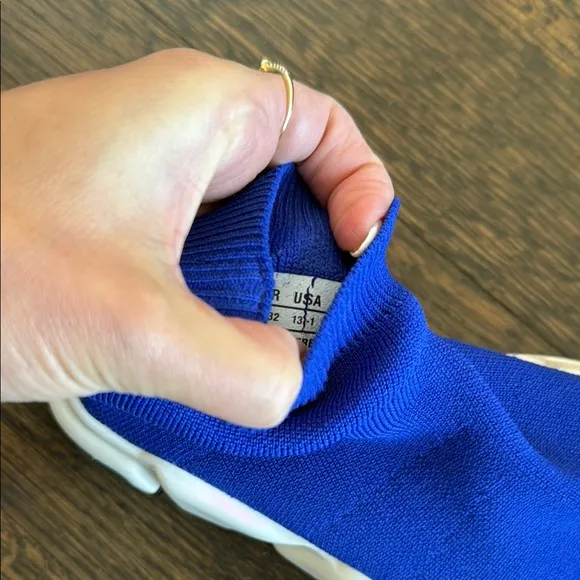Balenciaga Blue and White Sock Sneakers