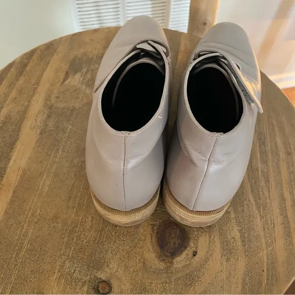 Balenciaga Leather Ankle Boot Loafers
