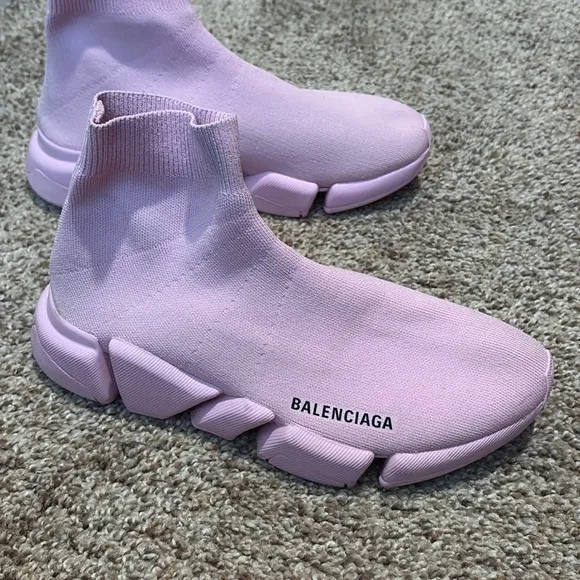 Balenciaga Pink Sock Sneakers