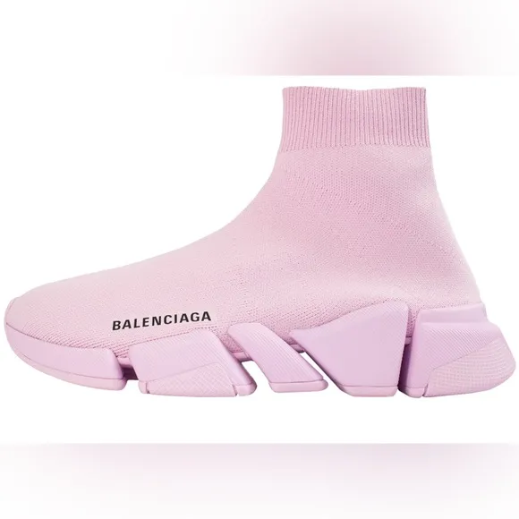 Balenciaga Pink Sock Sneakers