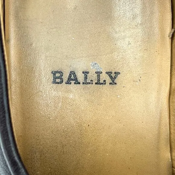 Bally Loafers Leather Breme Brown Square Toe