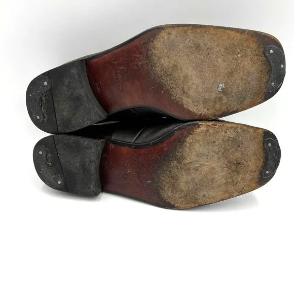 Bally Loafers Leather Breme Brown Square Toe