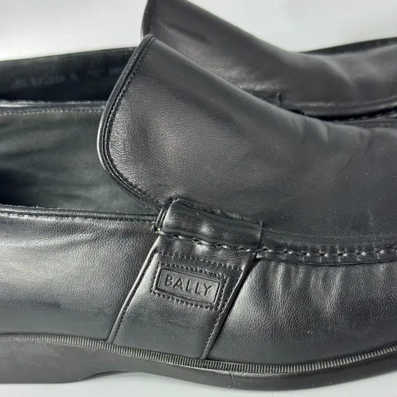 Bally Men's Loafers Dress Shoes, Size US 10 1/2 D