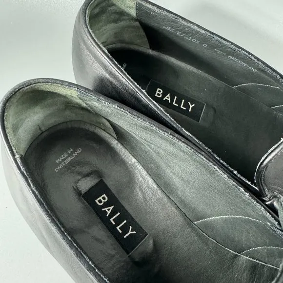 Bally Men's Loafers Dress Shoes, Size US 10 1/2 D