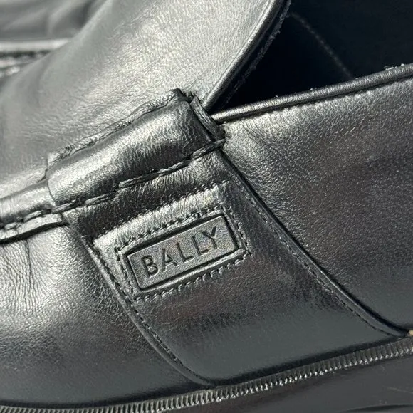 Bally Men's Loafers Dress Shoes, Size US 10 1/2 D