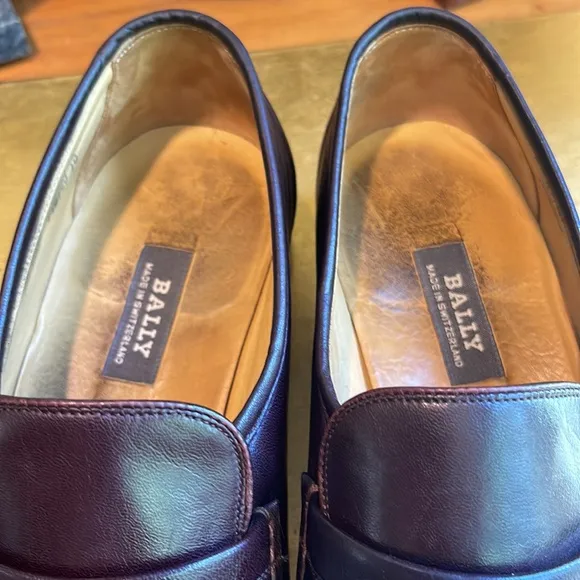 Bally Parawet Burgundy Leather Loafers | Lightly Worn!