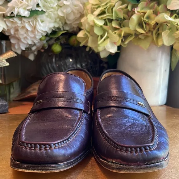 Bally Parawet Burgundy Leather Loafers | Lightly Worn!
