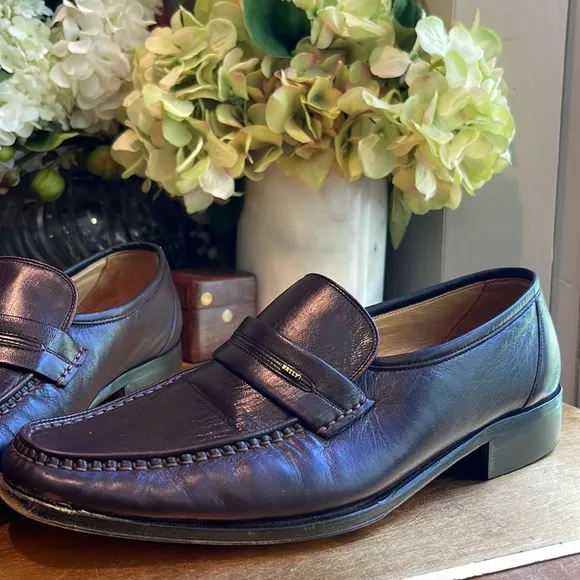 Bally Parawet Burgundy Leather Loafers | Lightly Worn!