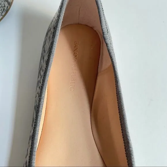 Banana Republic Ashley Ballet Flat Snakeskin New