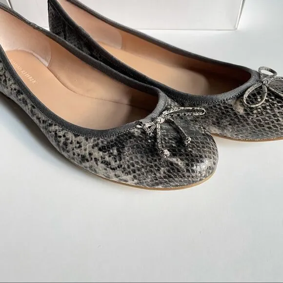 Banana Republic Ashley Ballet Flat Snakeskin New