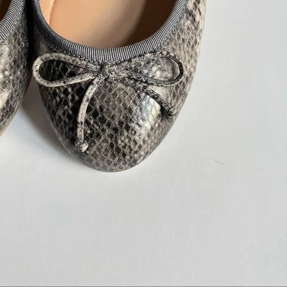 Banana Republic Ashley Ballet Flat Snakeskin New