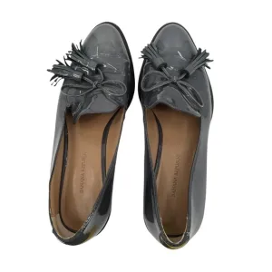 Banana Republic Gray Patent Tassle Loafers Size 7