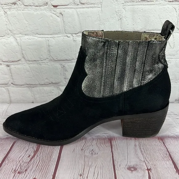 Band of Gypsies Borderline Pull-on Western-Style Ankle Boots Size 7