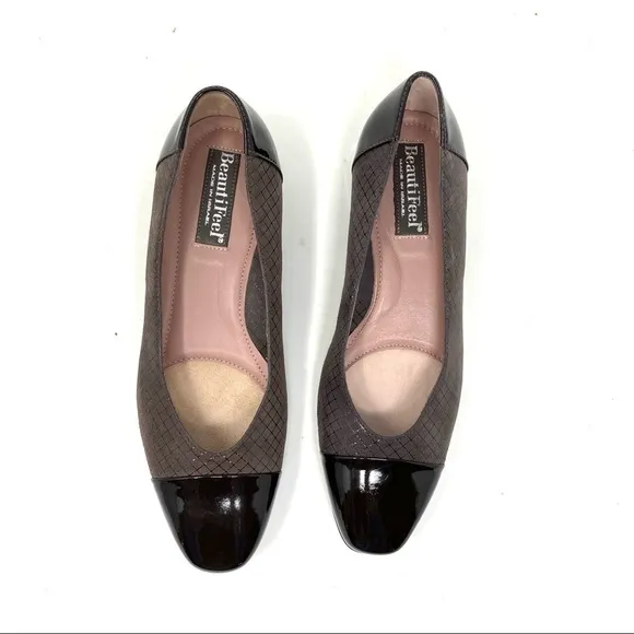 Beautifeel Karen Flats Chamoise net suede