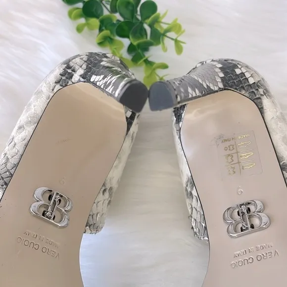 BEAUTIISOLES “Dori” Leather Peep Toe Heels
