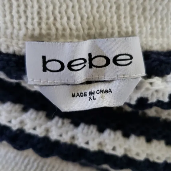 Bebe High Waist Sweater Knit Skirt Size XL