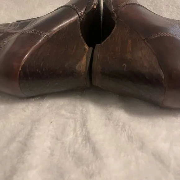 Bed Stu Womens Gentry Leather Ankle Boots 8.5 Cobbler Series