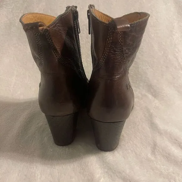 Bed Stu Womens Gentry Leather Ankle Boots 8.5 Cobbler Series