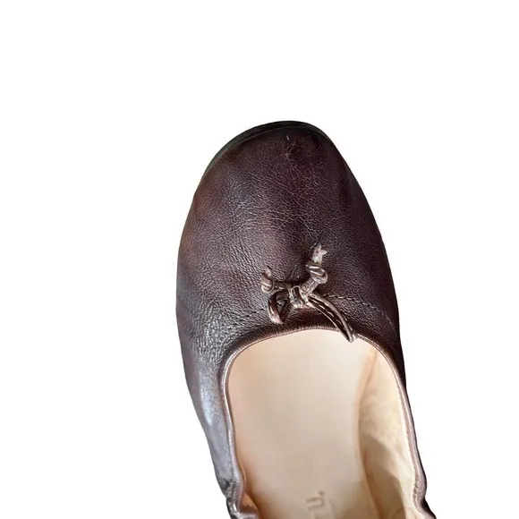 BedStu Bosworth Flats Ballet Slip On Leather‎ Rusti