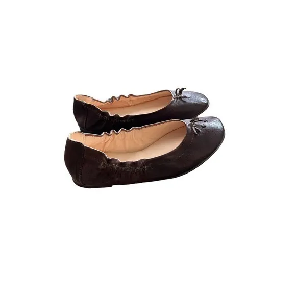 BedStu Bosworth Flats Ballet Slip On Leather‎ Rusti