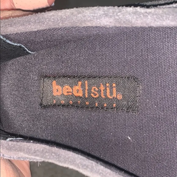 BED|STU Gray Loafers with Soft Suede and Moccasin Toe