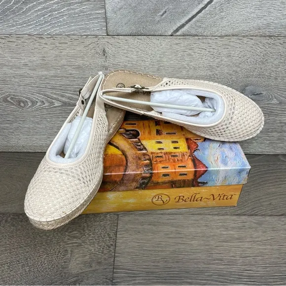 Bella Vita Olive II Espadrille Sling Back (Women) New On Box.