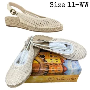 Bella Vita Olive II Espadrille Sling Back (Women) New On Box.