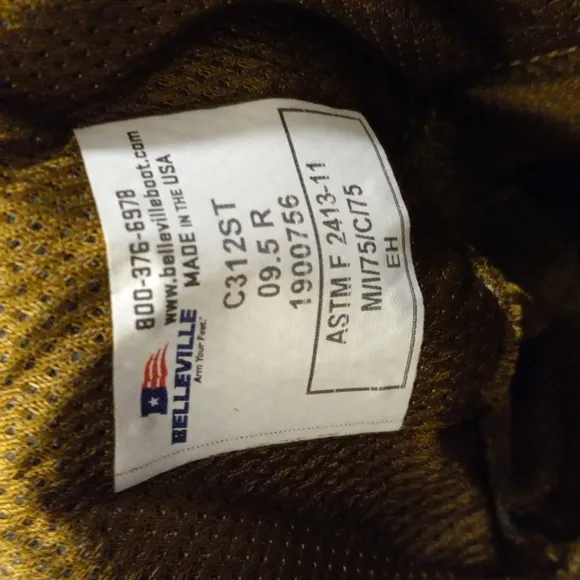 BELLEVILLE SAND COLORED BOOTS