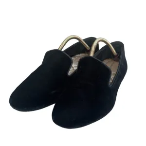 Birdies Black Velvet The Starling Flats Slip Ons Size Women’s 8 US EUC