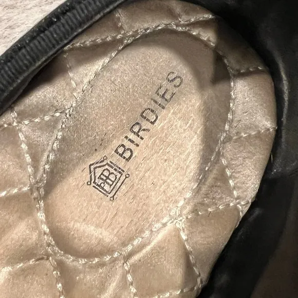 Birdies “Blackbird Black” Flats Calf Hair Size 8.5