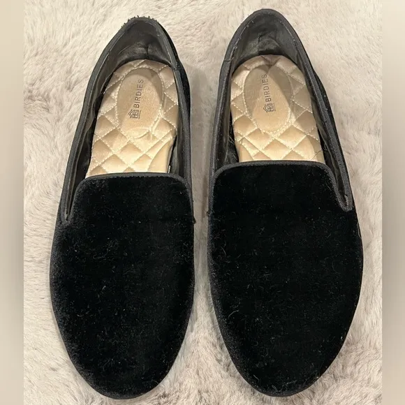 Birdies “Blackbird Black” Flats Calf Hair Size 8.5