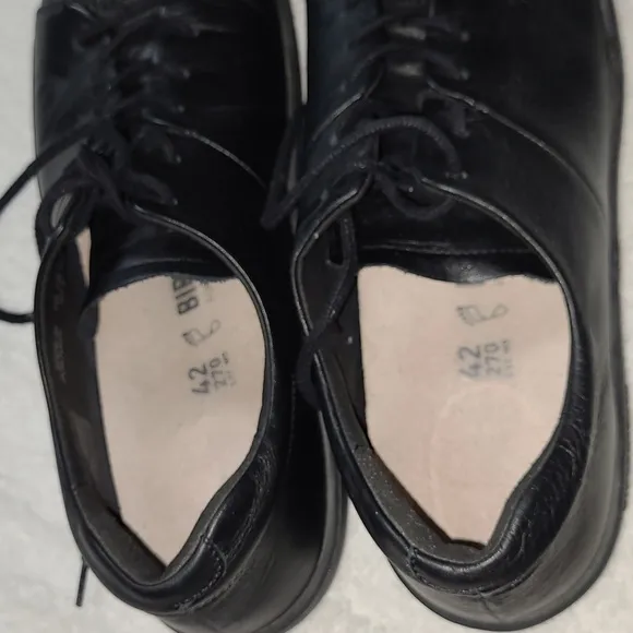 Birkenstock Albany Black Nubuck Leather Sneakers Size 9 M 11 L